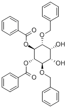 DL-1,4-BIS-O-(PHENYLMETHYL)5,6-DIBENZOATE-MYO-INOSITOL Struktur