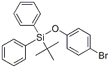 Silane, (4-bromophenoxy)(1,1-dimethylethyl)diphenyl- Struktur