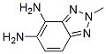 2H-Benzotriazole-4,5-diamine,  2-methyl- Struktur