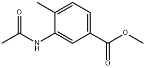 METHYL 3-ACETAMIDO-4-METHYLBENZOATE Struktur