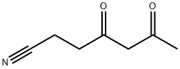 Heptanenitrile, 4,6-dioxo- (9CI) Struktur