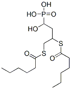 2,3-bis(hexanoylthio)propylphosphomethanol Struktur