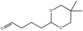 5,5-DIMETHYL-2-(3'-FORMYLPROPYL)-1,3-DIOXANE Struktur