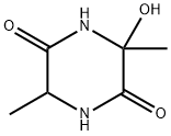 2,5-Piperazinedione,3-hydroxy-3,6-dimethyl-(9CI) Struktur