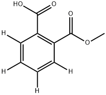 MonoMethyl Phthalate-d4 Struktur