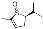 Thiophene, 2,3-dihydro-5-methyl-2-(1-methylethyl)-, 1-oxide, cis- (9CI) Struktur