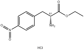 H-4-NITRO-D-PHE-OET HCL Struktur