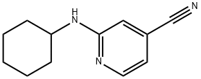 2-(cyclohexylamino)isonicotinonitrile Struktur