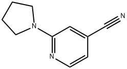 2-PYRROLIDIN-1-YLISONICOTINONITRILE Struktur