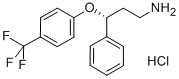 (R)-3-PHENYL-3-(4-TRIFLUOROMETHYL-PHENOXY)-PROPYLAMINE HYDROCHLORIDE Struktur