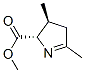 2H-Pyrrole-2-carboxylicacid,3,4-dihydro-3,5-dimethyl-,methylester,trans-(9CI) Struktur