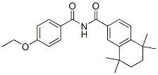 N-(4-Ethoxyphenylcarbonyl)-1,1,4,4-tetramethyltetralin-6-carboxamide Struktur