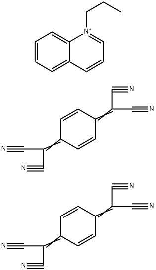 (TCNQ)2 QUINOLINE(N-N-PROPYL) Struktur