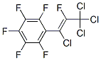 (1,3,3,3-Tetrachloro-2-fluoro-1-propenyl)pentafluorobenzene Struktur