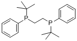 (1R,2R)-BIS[TERT-BUTYL(PHENYL)PHOSPHINO]ETHANE Struktur