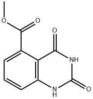 Methyl 2,4-dioxo-1,2,3,4-tetrahydro-5-quinazolinecarboxylate Struktur