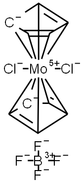 DICHLOROBIS(CYCLOPENTADIENYL)MOLYBDENUM& Struktur