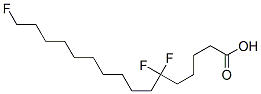 6,6,16-trifluorohexadecanoic acid Struktur