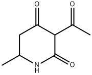 2,4-Piperidinedione, 3-acetyl-6-methyl- (9CI) Struktur