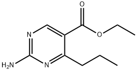 ETHYL 2-AMINO-4-PROPYLPYRIMIDINE-5-CARBOXYLATE Struktur