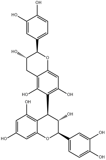 CATECHIN-(4ALPHA->6)-CATECHIN Struktur