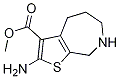 2-AMino-5,6,7,8-tetrahydro-4H-thieno[2,3-c]azepine-3-carboxylic acid Methyl ester Struktur