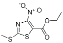 2-Methylsulfanyl-4-nitro-thiazole-5-carboxylic acid ethyl ester Struktur