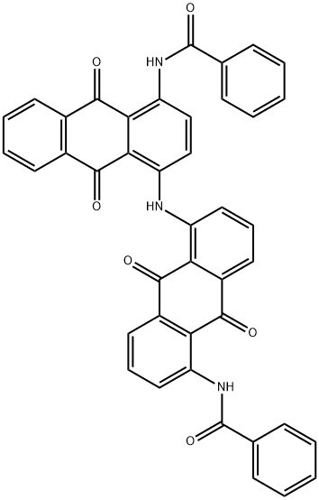 4,5'-dibenzamido-1,1'-iminodianthraquinone Struktur