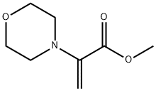 4-Morpholineacetic acid, a-Methylene-, Methyl ester Struktur