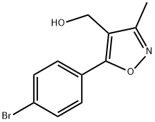 [5-(4-BroMo-phenyl)-3-Methyl-isoxazol-4-yl]-Methanol Struktur