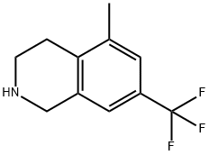 5-Methyl-7-(trifluoroMethyl)-1,2,3,4-tetrahydroisoquinoline Struktur