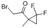 Ethanone, 2-bromo-1-(2,2-difluoro-1-methylcyclopropyl)- (9CI) Struktur