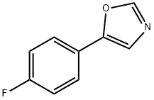 5-(4-FLUOROPHENYL)OXAZOLE Struktur