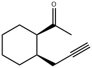 Ethanone, 1-[2-(2-propynyl)cyclohexyl]-, cis- (9CI) Struktur