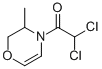 2H-1,4-Oxazine, 4-(dichloroacetyl)-3,4-dihydro-3-methyl- (9CI) Struktur