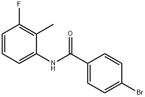 4-BroMo-N-(3-fluoro-2-Methylphenyl)benzaMide, 97% Struktur