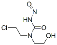 1-(2-chloroethyl)-1-(2-hydroxyethyl)-3-nitroso-urea Struktur