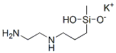 Silanediol, 3-(2-aminoethyl)aminopropylmethyl-, potassium salt Struktur