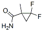 Cyclopropanecarboxamide, 2,2-difluoro-1-methyl- (9CI) Struktur