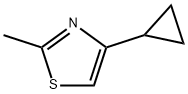 Thiazole,  4-cyclopropyl-2-methyl- Struktur