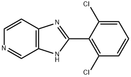 2-(2,6-Dichlorophenyl)-3H-iMidazo[4,5-c]pyridine Struktur