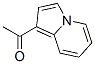 Ethanone, 1-(1-indolizinyl)- (9CI) Struktur