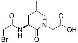 N-bromoacetylleucylglycine Struktur