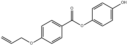 4-Hydroxyphenyl 4-allyloxybenzoate Struktur