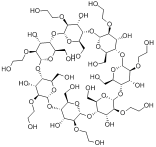 HYDROXYETHYL BETA-CYCLODEXTRIN Struktur