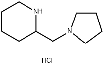 2-(1-Pyrrolidinylmethyl)piperidine dihydrochloride Struktur