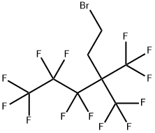 1-BROMO-4,4,5,5,6,6,6-HEPTAFLUORO-3,3-BIS(TRIFLUOROMETHYL)HEXANE Struktur