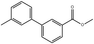 methyl 3'-methylbiphenyl-3-carboxylate Struktur