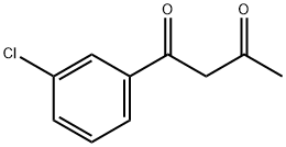 1-(3-CHLORO-PHENYL)-BUTANE-1,3-DIONE Struktur