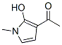 Ethanone, 1-(2-hydroxy-1-methyl-1H-pyrrol-3-yl)- (9CI) Struktur